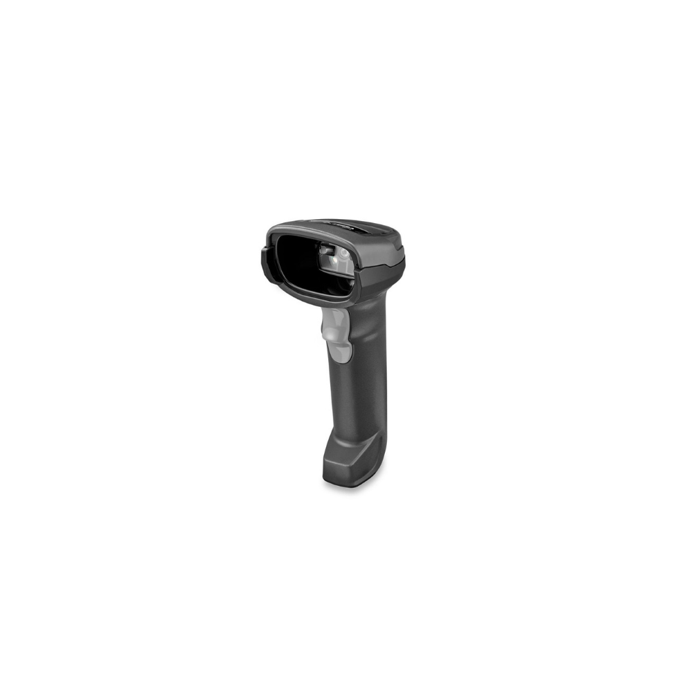 Leitor de código de barras Zebra DS2278 da Fábrica das Etiquetas, com scanner e design ergonômico, exibido na imagem.