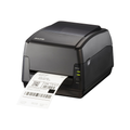 Etiqueta Sato WS408 da Fábrica das Etiquetas, com detalhes visíveis em papel adesivo branco e impressões pretas.