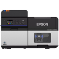 Cartucho de tinta preta EPSON C8000e BK da Fábrica das etiquetas, mostrado em destaque na imagem.