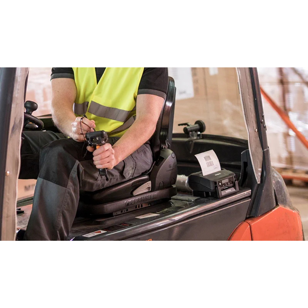 Etiquetas para impressora Brother RJ-4230B, compatíveis com Fábrica das Etiquetas, prontos para impressão em papel de alta qualidade.