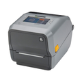 Impressora Zebra ZD621T da Fábrica das Etiquetas, vista frontal com tela de controle e espaço para etiquetas.
