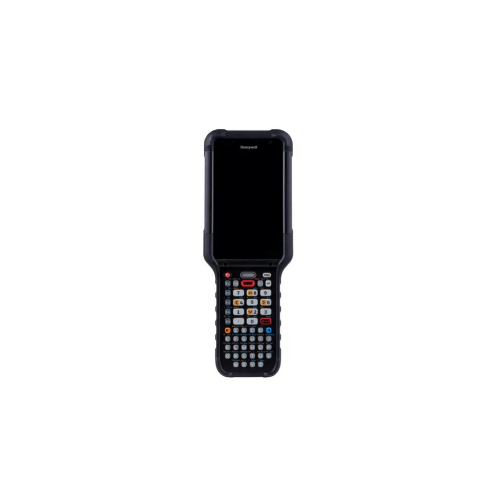 Código de barras Honeywell CK67 em etiqueta impressa, mostrada na imagem com detalhes nítidos e cores claras