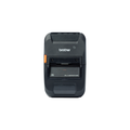 Impressora de etiquetas Brother RJ-3250WBL da Fábrica das etiquetas, vista frontal com tela e botões.